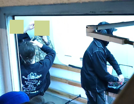 Left one on mics, right one on devices